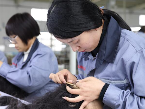 Human hair manufacture in China Qingdao.png